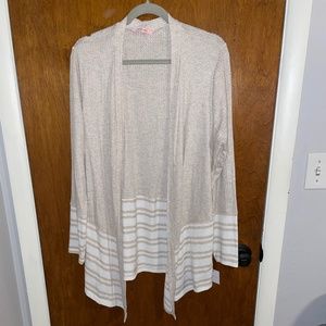 1XL Two-Tone Cardigan